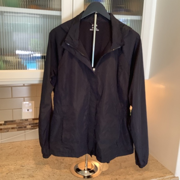 Fila Sport Women's Black Hooded Jacket Size XXL - Picture 1 of 9